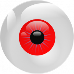 Eyeball Red Clip Art at Clker.com - vector clip art online, royalty ...