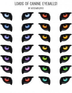 FREE Canine or wolf eyes PNG and PSD! by Chickenbusiness on DeviantArt