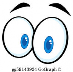 Pair Of Eyes Clip Art - Royalty Free - GoGraph