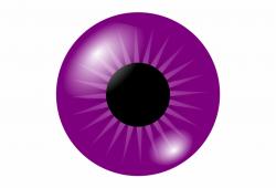 Eyeball Clipart Realistic - Purple Eye Clipart Free PNG ...