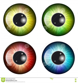 Eye, pupil, iris, vector symbol icon design. Beautiful ...