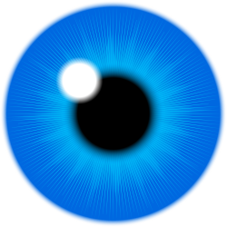 OnlineLabels Clip Art - Blue Eye