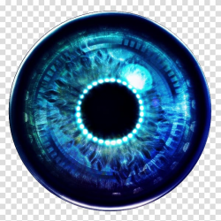 Iris Humanoid robot Eye PicsArt Studio, robotics eye ...