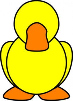 Yellow Duck No Eyes Clip Art at Clker.com - vector clip art ...