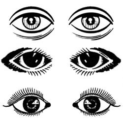 cartoon eyes clip art | Clip Art | Eye drawing simple ...