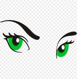 eyeball clipart woman eye - cartoon woman eyes PNG image ...