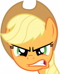 Applejack Angry by Mio94 on DeviantArt