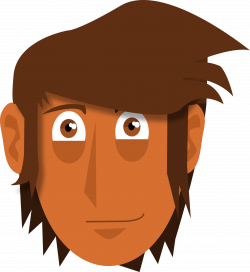 Clipart - Face of a guy
