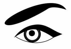 Eyebrow - Eyebrow Clipart Black And White, Transparent Png ...