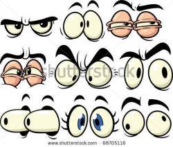 Silly Face Clip Art | Funny cartoon eyes. All in separate ...