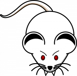 Evil White Mouse Clip Art at Clker.com - vector clip art online ...