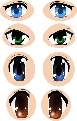 Anime Eyes SVG Vector Images (CC 4.0 BY) - Lemma Soft Forums