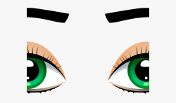 Green Eyes Clipart Eyebrow - Human Eye Eyes Clipart ...