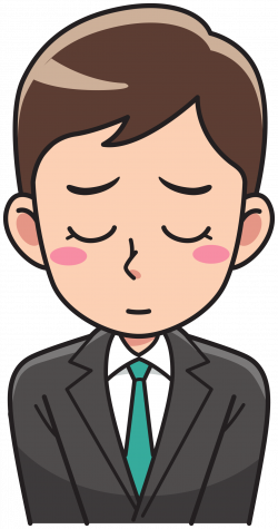 Clipart - Business man - apology