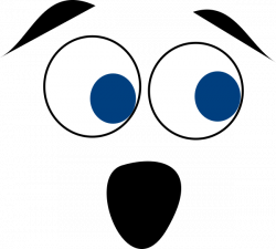 Blue Eyed Scared Face Clip Art at Clker.com - vector clip art online ...