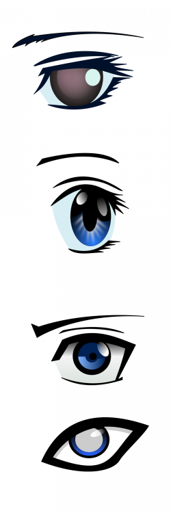 Clipart - manga eyes