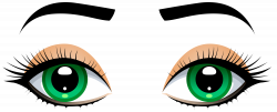 Female Eyes with Eyebrows PNG Clip Art - Best WEB Clipart