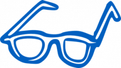 Blue Eye Glasses Clip Art at Clker.com - vector clip art ...