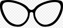 Cat Eye Glasses Sunglasses Clip Art - Gl #380899 - PNG ...