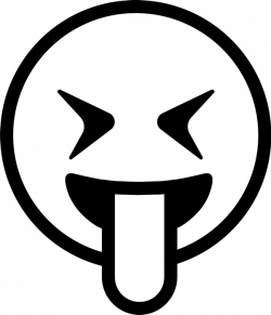 Tongue Out Emoji Rubber Stamp | Emoji Stamps – Stamptopia