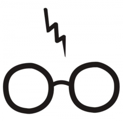 Harry potter glasses clipart | Silhouette | Harry potter ...