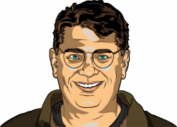 Clipart - Friendly Glasses Guy Smiling