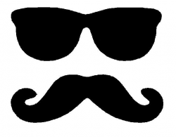 sunglasses and moustache | Autumn | Moustache, Silhouette ...