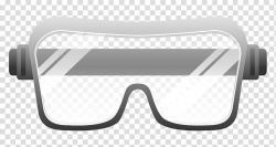 Gray eyeglasses illustration, Goggles Safety Glasses ...