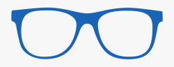 Vision Clipart Spec Frame - Blue Glasses Transparent ...