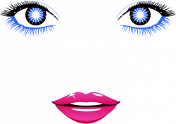 Clipart - Abstract Female Face
