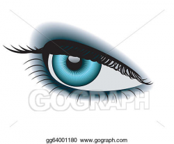 Vector Art - One eye. EPS clipart gg64001180 - GoGraph
