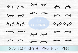 Eyelashes SVG file, Eyelash svg, Eyelash vector, Eyelash cut file, Lashes  svg file, Eyelashes clip art, Eyelashes cut, Eyelashes clipart
