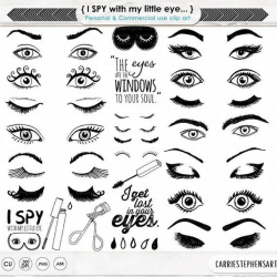 Eye ClipArt Images Eyelash Graphic Design Trendy Woman ...