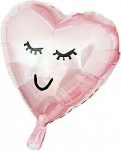 girly ballon eyelashes heart lightpink birthday freetoe...
