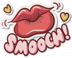 Kiss Cartoon Lip Clip art - Sexy big red lips 3202*2612 transprent ...