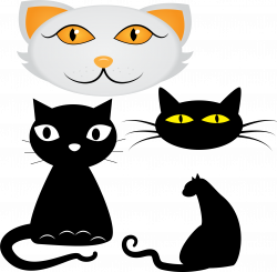 Clipart - Collection of cat illustrations