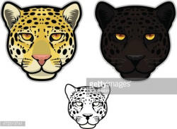Jaguar OR Leopard Face premium clipart - ClipartLogo.com