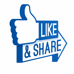 facebook logo like share png transparent background | Png Vectors ...