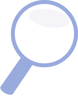 File:Blue magnifying glass icon.svg - Wikimedia Commons