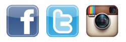 Facebook twitter instagram logo png » PNG Image