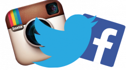 Facebook twitter instagram logos png