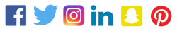 Facebook twitter instagram logos png