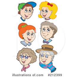 Faces Clipart #212399 - Illustration by visekart