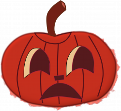 Clipart - Halloween faces for pumpkins, orange