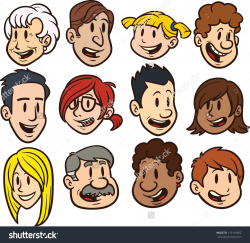 91+ Faces Clipart | ClipartLook