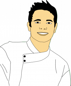 Clipart - Male Chef Portrait