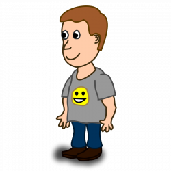 Boy character clipart