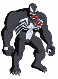 28+ Collection of Venom Cartoon Drawing | High quality, free ...