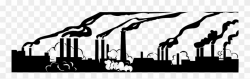 Factory Graphic - Air Pollution Black And White Clipart ...