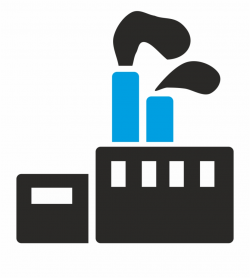 Industry Clipart Chemical Plant - Factory Symbol Free PNG ...
